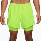 Pánské běžecké šortky Nike Stride Dri-Fit Hybrid 5" volt ice