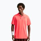 Pánské tenisové tričko Nike Court Dri-Fit Polo Solid hot lava/black