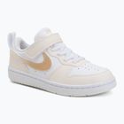 Dětské boty Nike Court Borough Low white/chalk/white/shimmer