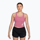 Dámské běžecké tričko Nike Swoosh Run Dri-Fit peony/photon dust/white