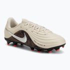 Dětské kopačky Nike United Jr. Tiempo Maestro Academy MG fossil/burgundy crush/metallic silver