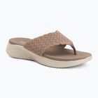 Dámské pantofle SKECHERS Ultra Flex 3.0 Rhythm Waves brown