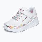 Dětské boty SKECHERS Uno Lite Heart Craze white/multi