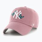 Kšiltovka 47 Brand MLB New York Yankees Icon Alt cap CLEAN UP mauve