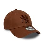 Zimní čepice New Era League Essential 9Forty New York Yankees dark auburn