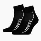 Ponožky HEAD Tennis 2P Performance Quarter 2 pairs black