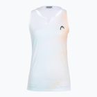 Dámské tenisové tričko HEAD Agility Tank Top apricot/print vision