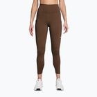 Dámské tréninkové legíny Nike One High-Waisted 7/8 cacao wow/white