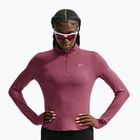 Dámská běžecká mikina Nike Swift Dri-FIT UV 1/4-Zip pink smoke