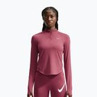 Dámská běžecká mikina Nike Tempo Dri-Fit 1/4 Zip pink smoke