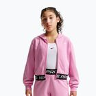 Dětská mikina Nike Pro Fleece pink rise/pink rise/black/white
