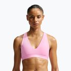 Sportovní podprsenka Nike Indy Strappy pink rise/black