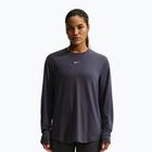 Dámské tréninkové tričko Longsleeve Nike One Relaxed Dri-Fit gridiron/white