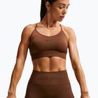Dámská sportovní podprsenka Nike Pro Seamless Light Support Sports Bra cacao wow