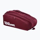 Tenisová taška Wilson Defyer Racket Bag 9Pk V1 red