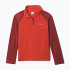 Dětská fleecová mikina Columbia Glacial Half Zip super sonic/red oxide