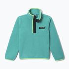Dětská fleecová mikina Columbia Halvetia II Half Snap Fleece teal/black