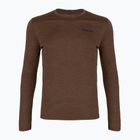 Pánské tričko Longsleeve Patagonia Cap Cool Daily Boardshort Logo LS berm brown - light berm brown x-dye