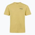 Pánské tričko na lezení Patagonia Capilene Cool Daily Boardshort Logo limestone yellow - light limestone yellow x-dye