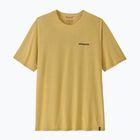 Pánské tričko na lezení Patagonia Capilene Cool Daily Boardshort Logo limestone yellow - light limestone yellow x-dye