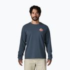 Pánské tričko Longsleeve Patagonia Great Waves Responsibili-Tee LS summit blue