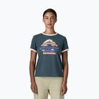 Dámské tričko Patagonia Great Waves Ringer Tee summit blue