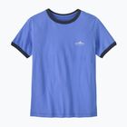 Dámské tričko Patagonia Fitz Roy Foothills Ringer Tee diver blue
