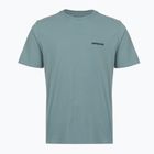 Pánské tričko na lezení Patagonia P-6 Logo blue sage