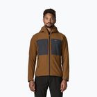 Pánská trekingová mikina Patagonia R2 TechFace Hoody deer brown