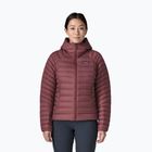 Dámská péřová bunda Patagonia Down Sweater Hoody dark ruby