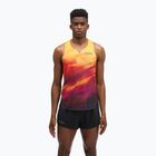 Pánské běžecké tričko HOKA Race Day Singlet TR Print hoka citrus