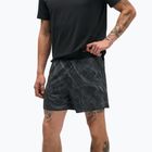 Pánské běžecké šortky HOKA Glide Short 5" Brief CLF PRT black/white