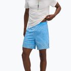 Pánské běžecké šortky HOKA Glide Short 7" CLF PRT mineral blue