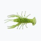 Relax Crawfish 2 Laminovaná měkká návnada 4 ks. Chartreuse-Black Jumbo Glitter / White CRF2