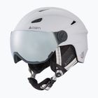 Lyžařská helma Cairn Electron Visor mat white