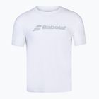 Pánské tenisové tričko Babolat Exercise bílé 4MP1441