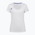 Dětské tričko Babolat Play Cap Sleeve Top Jr white/white