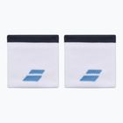 Potítka  Babolat Logo Wristband 2 ks white/drive blue