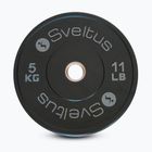 Olympijský bumper kotouč Sveltus Training Olympic Disc 5 kg black