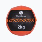 Sveltus Wall Ball 2 kg černá/červená