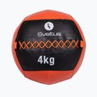Sveltus Wall Ball 4 kg černá/červená