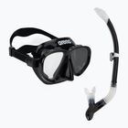Šnorchlovací sada Arena Premium Snorkeling Set black/clear/black