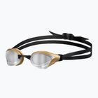 Plavecké brýle ARENA Cobra Core Swipe Mirror silver/gold 003251/530