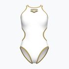 Dámské jednodílné plavky Arena One Biglogo One Piece white/gold