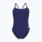 Dámské jednodílné plavky arena Lace Back Solid navy/white