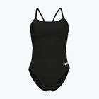 Dámské jednodílné plavky arena Lace Back Solid black/white