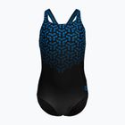 Dětské jednodílné plavky arena Kikko V Swim Pro Back black/blue china