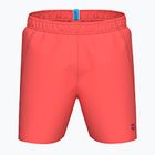 Pánské plavecké šortky arena Fundamentals Boxer R dark purple/calypso coral