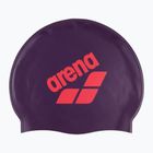 Plavecká čepice arena Big Logo plum/bright coral