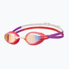 Plavecké brýle Arena Air-Speed Mirror yellow copper/bright coral/plum
